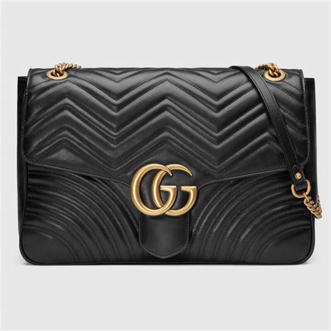 gucci marmont flap belt bag|Gucci Marmont large shoulder bag.